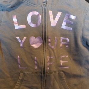 Youth Lg (10-12) Full Zip Hoodie - Old Navy